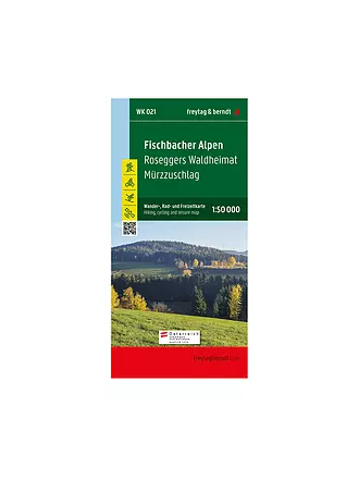 FREYTAG & BERNDT | Wanderkarte WK 021 Fischbacher Alpen, 1:50.000 | 